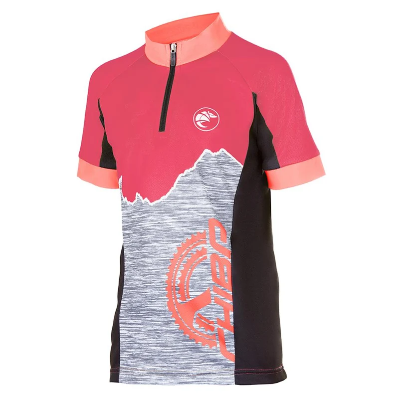 CHIBA Watzmann Shirt Kids - atmungsaktives Bike-Shirt pink XS