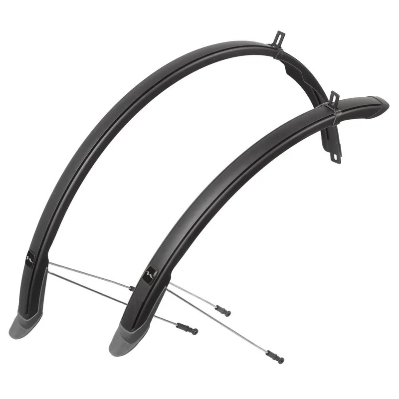 M-WAVE Mud Max II F+R Schutzblech Set robustes Steckschutzblech-Set für Vorder- und Hinterrad