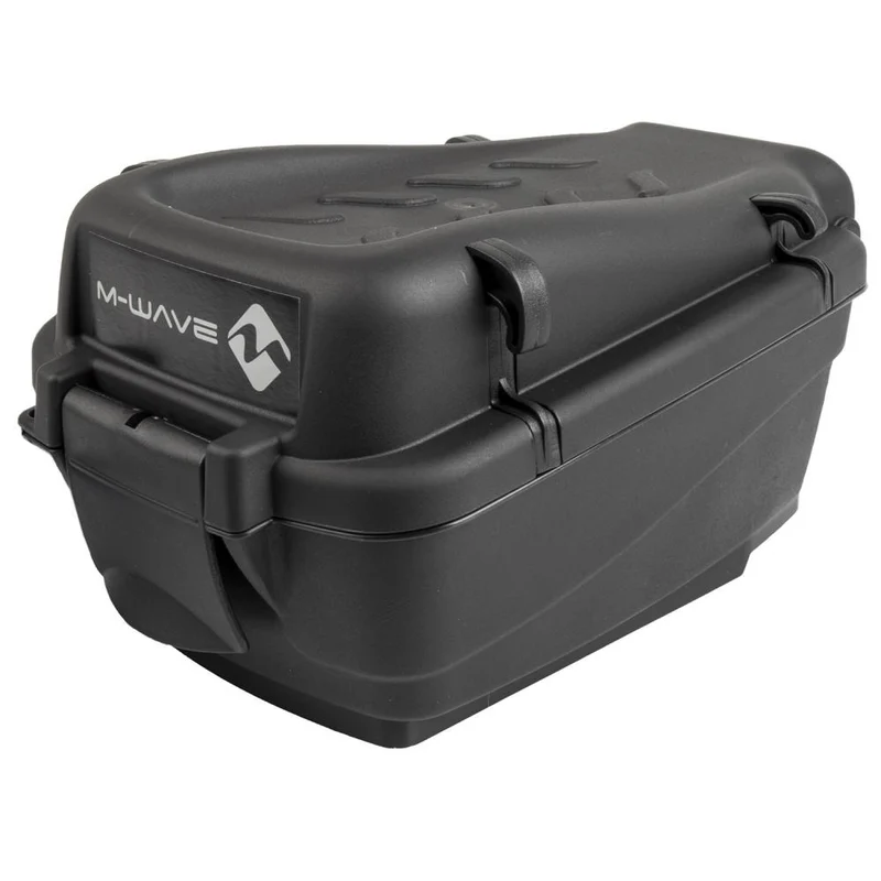 M-WAVE Amsterdam Easy Box S-M Fahrradkoffer 5 Liter - wasserdicht, abschließbar, 27x20x15 cm, für Gepäckträger