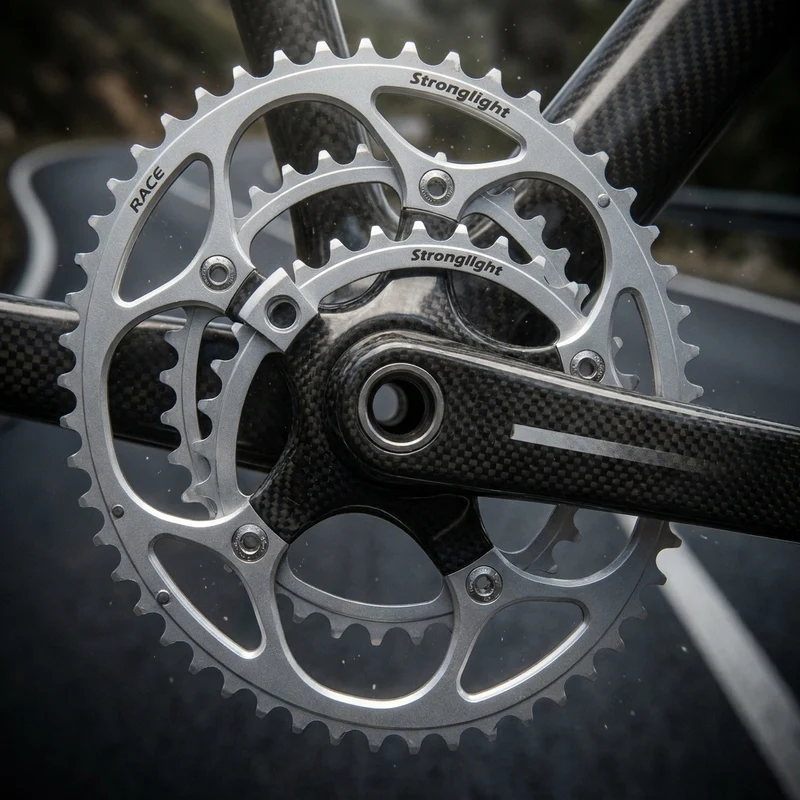 Stronglight RACE Kettenblatt Ø 130 mm 46 Zähne - Ultraleicht 60g Aluminium