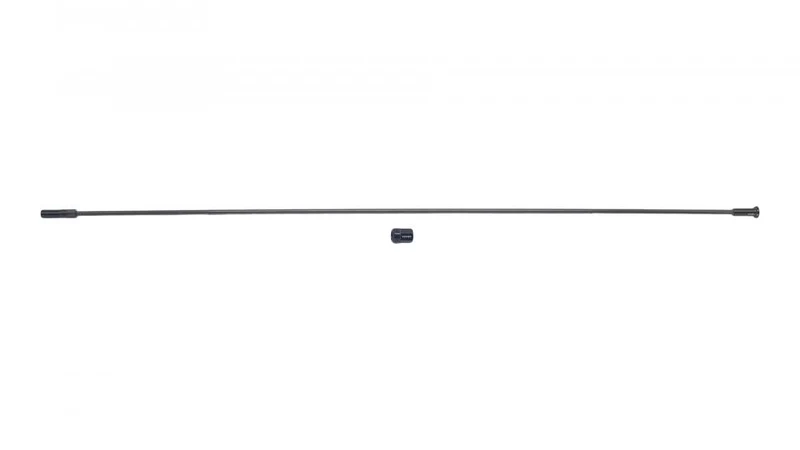 VONOA SPK VONOA - ROUND CARBON SPOKE 306MM STRAIGHT-PULL 3.5X2.2MM W/ INTERNAL 5.5MM HEX HEAD ALLOY NIPPLE (TFT-A1) - Speichen