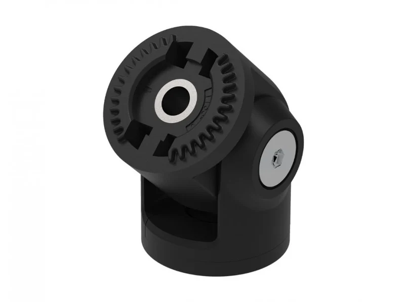 Quad Lock Knuckle Adaptor, Gelenkadapter für Motorradhalterungen, schwarz, kompatibel mit Quad Lock 360, 34,8 mm Höhe, 25 mm Breite
