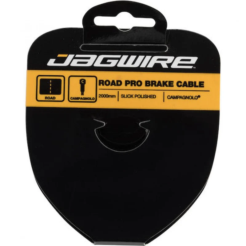 Jagwire Bremszug Road Pro Pro-Slick polished 1.5 x 2000 mm Silber - extrem leichtgängige Bremsperformance