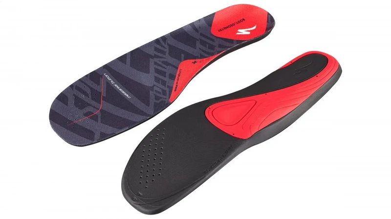 Specialized Body Geometry SL Footbed++ Gen 2 RED Einlegesohle 42-43 - Ergonomische Performance Innensohle - BG FITTING