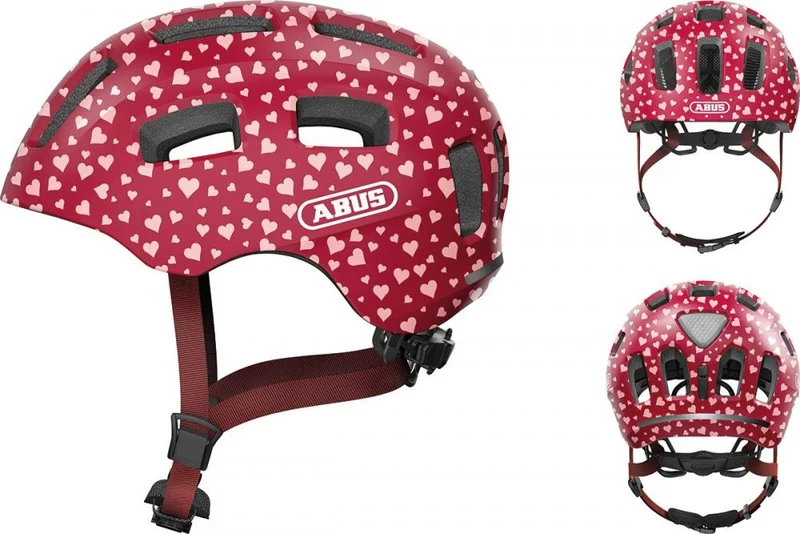 Abus Kinderhelm Youn-I 2.0 cherry heart M 52 bis 57cm