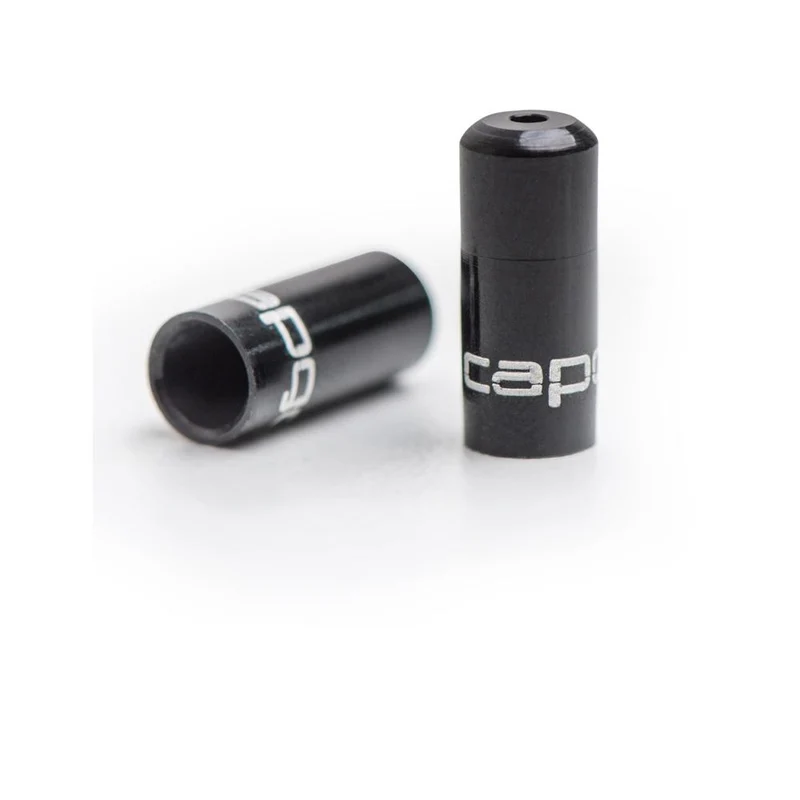 capgo OL Endkappenset Schaltaußenhülle Alu 4 mm Schwarz - Gedichtete Endkappen