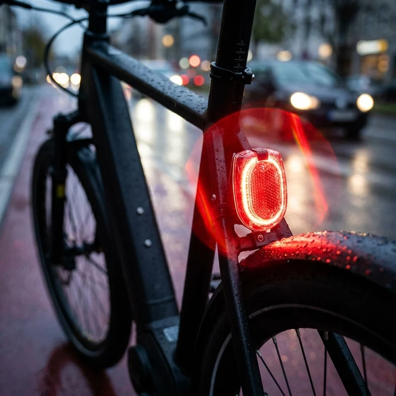 Busch&Müller Bumm E-Bike-Rücklicht SECULA E LED schwarz Strebe Standlicht StVZO