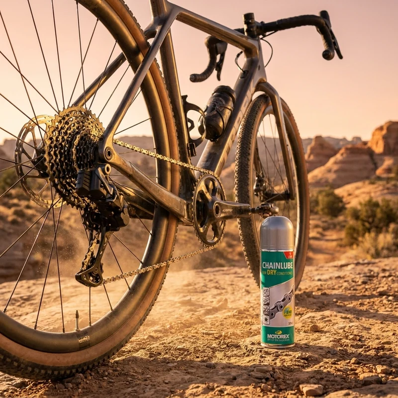 Motorex Chainlube Dry Conditions 300ml l weis - vollsynthetisches Kettenöl für trockene Bedingungen
