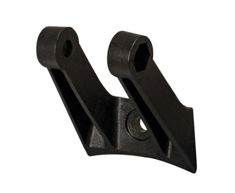 Herrmans Lampenhalter Version 3 - passend für SR Suntour NCX & Mobie E25/E45 Gabeln, schwarz