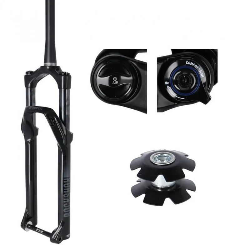 RockShox Federgabel Recon Silver RL 130mm Disc 27.5 Zoll 1.5 Zoll tapered schwarz B15x110 Crown Steckachse 46 Offset D1