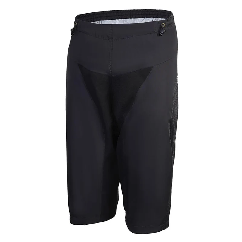 CHIBA Regenhose kurz - wasserdicht, winddicht, atmungsaktiv, schwarz, XXL