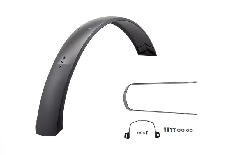 PORTO Fahrrad Schutzblech vorne 24 Zoll - Aluminium Frontfender 78mm breit - Fahrradschutzhülle