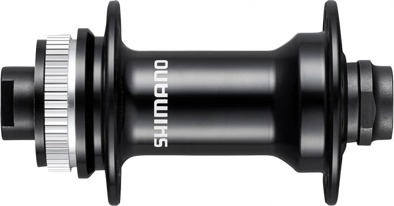 SHIMANO Vorderradnabe HB-RS470 Center-Lock 28 Loch Steckachse E-Thru - 100x12 mm, 12 mm, Schwarz