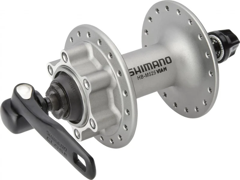 SHIMANO Vorderradnabe HB-M525 6-Loch Schnellspanner - 434 g, Deore Disc 32 Loch