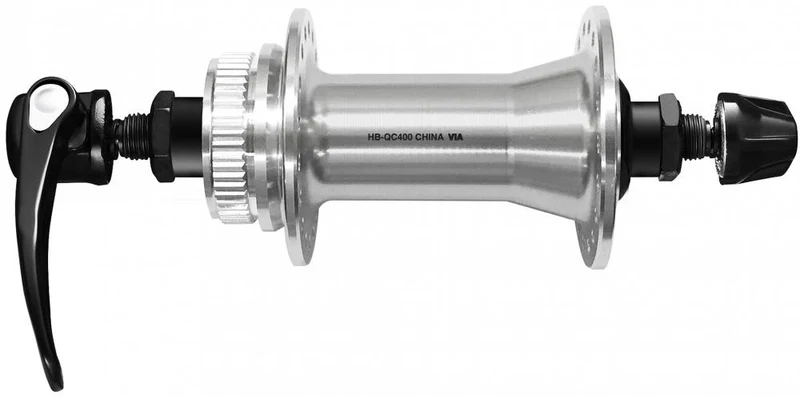 SHIMANO Vorderradnabe HB-QC400 100 mm 32 Loch - 100 mm, silber