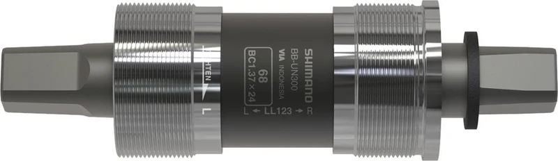 SHIMANO Innenlager UN300 68/123 mm BSA - zuverlässiges Vierkant-Innenlager für Trekking- und Cityräder