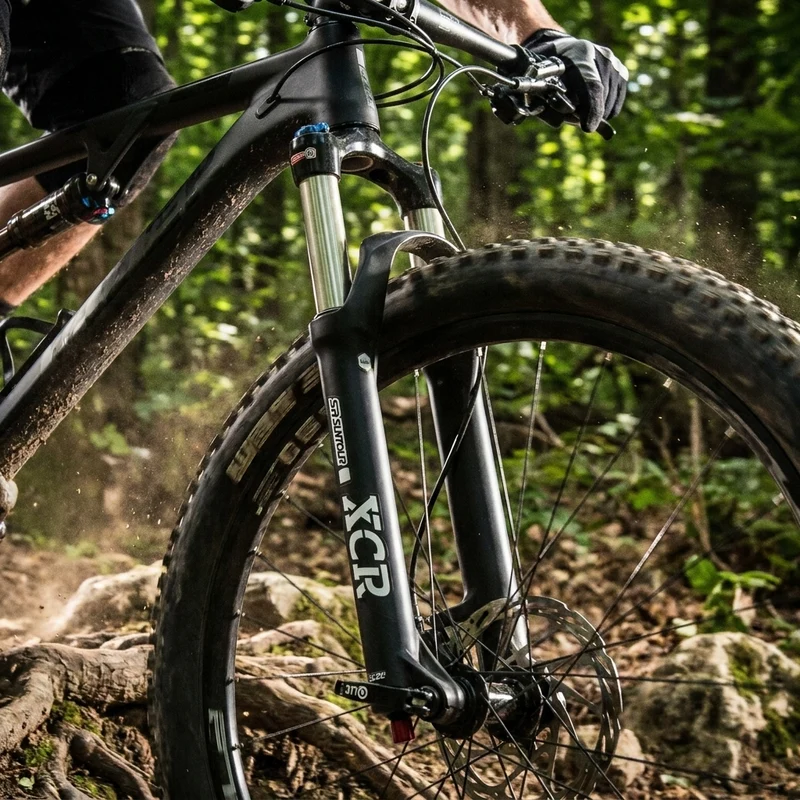 SR Suntour SR Suntour Federgabel SF15 XCR32-Air RLR 15QLC32 27.5 Zoll schwarz matt 1.1/8 Zoll Schaftlänge 255mm 120mm