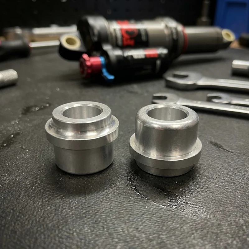 SR-Suntour Alubuchsen Paar für Dämpferauge 12,7mm Bohrung 8mm für 40mm Aufbaustärke