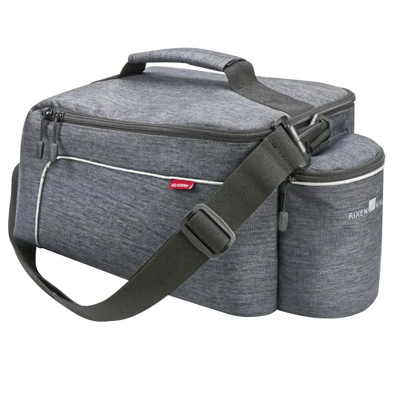 KLICKfix Gepäckträgertasche Rackpack Light grau Größe 37x19x18cm 8l