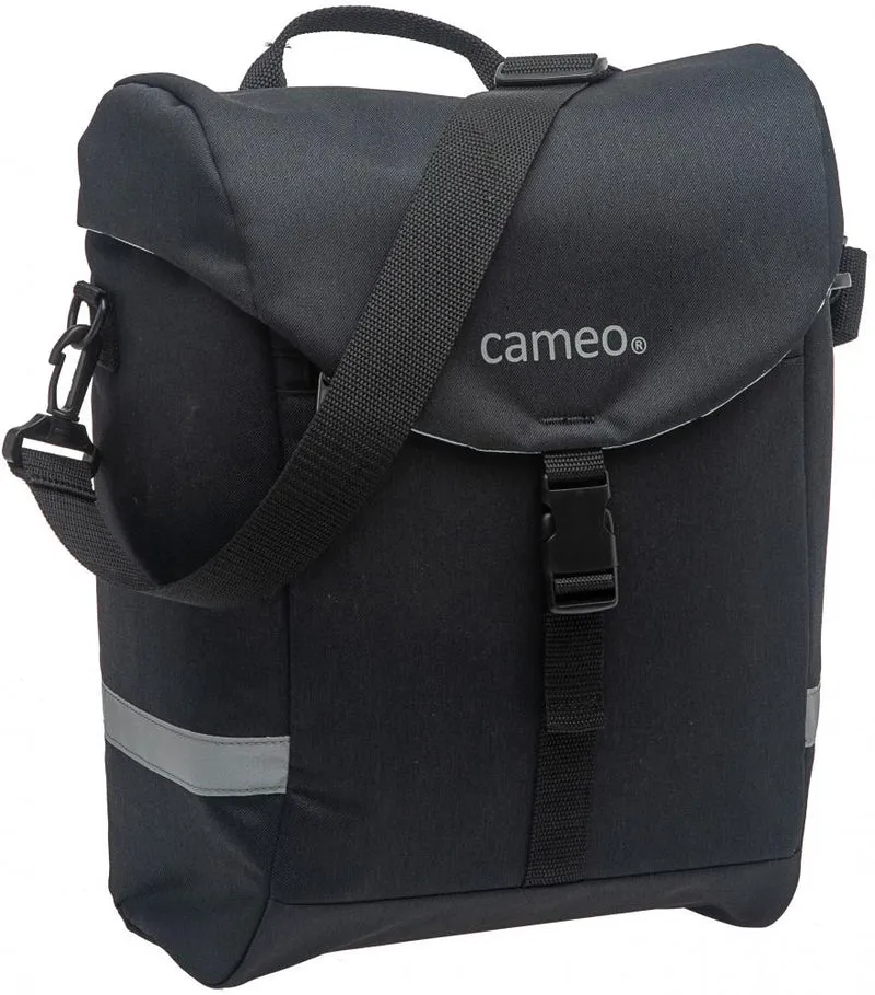 New Looxs Radtasche Cameo Single Black Einzeltasche Black - vielseitige Gepäckträgertasche