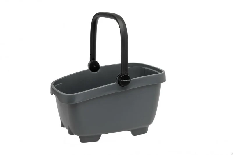 New Looxs Fahrradkorb Clipper Racktime 2.0 Grey Grey - praktische, zeitgemäße Transportlösung