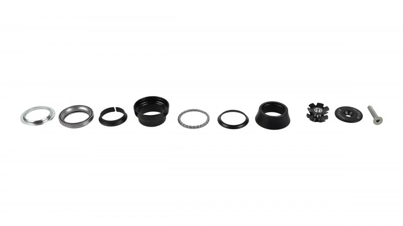 HDS Complete Steuersatz EC34/28.6 - Integriertes Lagersystem 1-1/8" mit Aluminium Konusabdeckung