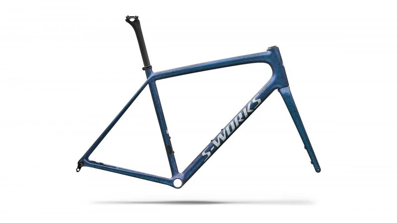 Specialized Aethos Rahmenset - Zypern Purple Chameleon/Grey Blue/Shadow Silver - Größe 54cm