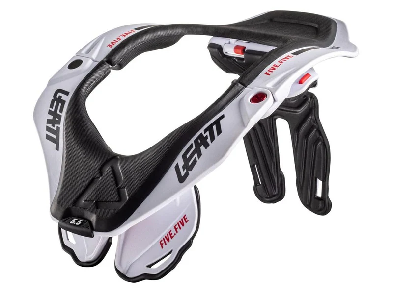 Leatt Neck Brace 5.5, White., S/M