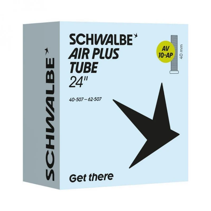 Schwalbe Air Plus Schlauch Nr. 10-AP 24 Zoll 40/62-507 - AV 40 mm