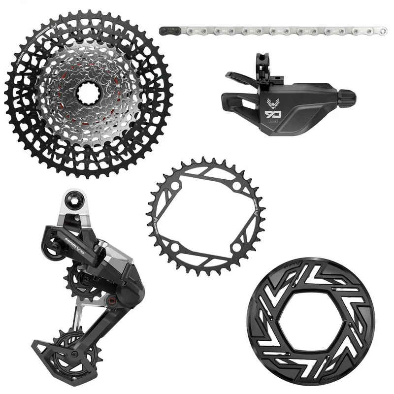 SRAM Kit Eagle 90 T-Type E-MTB ohne Kurbelarme 104 BCD - Schaltperformance unter Last
