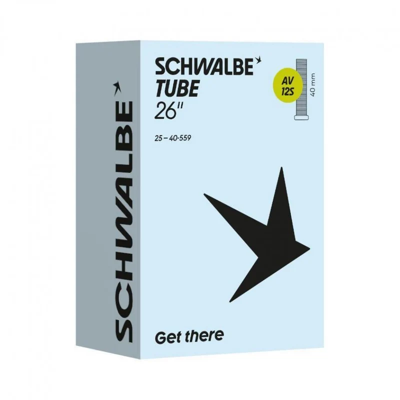 Schwalbe Schlauch Nr. 12S 26 Zoll - AV 40 mm, 25/40-559
