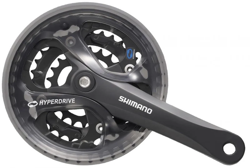SHIMANO Kurbelgarnitur ACERA FC-M361 Kurbelgarnitur - 7-fach, 8-fach, 170 mm, 48-38, 28 Zähne