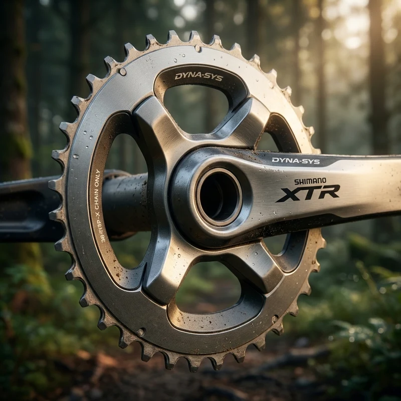 SHIMANO Kettenblatt XTR FC-M980 38 Zähne - präziser Antrieb für anspruchsvolle Biker