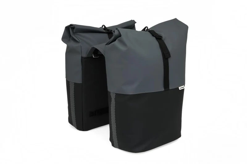 New Looxs Tasche Nyborg Double Double-Packtasche Grey/Black - viel Stauraum für Alltag und Tour