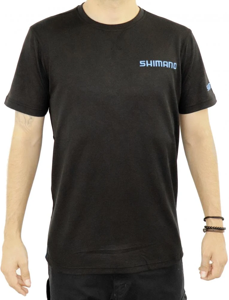 SHIMANO WORKSHOP T-SHIRT BLACK, S - atmungsaktives Werkstatt- und Freizeitshirt