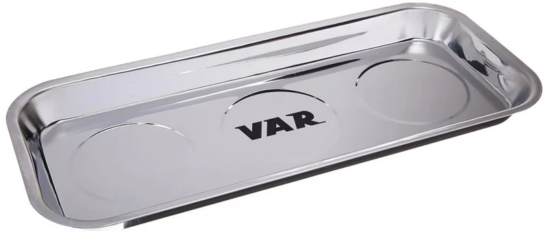 VAR Ablageschale rechteckig DV-55100 27 x 29 cm - magnetische Werkstatt-Ablage für große Teile