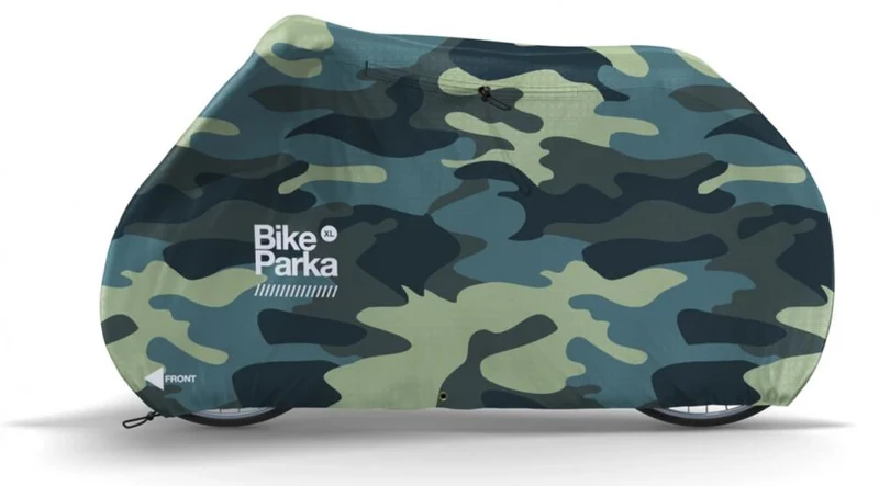 BikeParka Fahrradabdeckung XL Camo - robuste XL Fahrradgarage für optimalen Wetterschutz