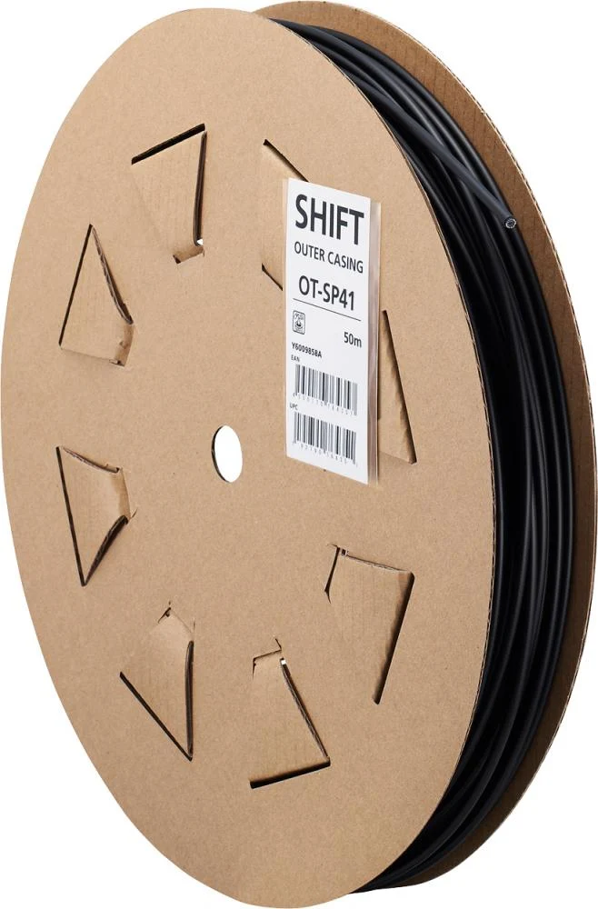 SHIMANO Schaltzugaußenhülle OT-SP41 50 m (Austauschrolle), Schwarz