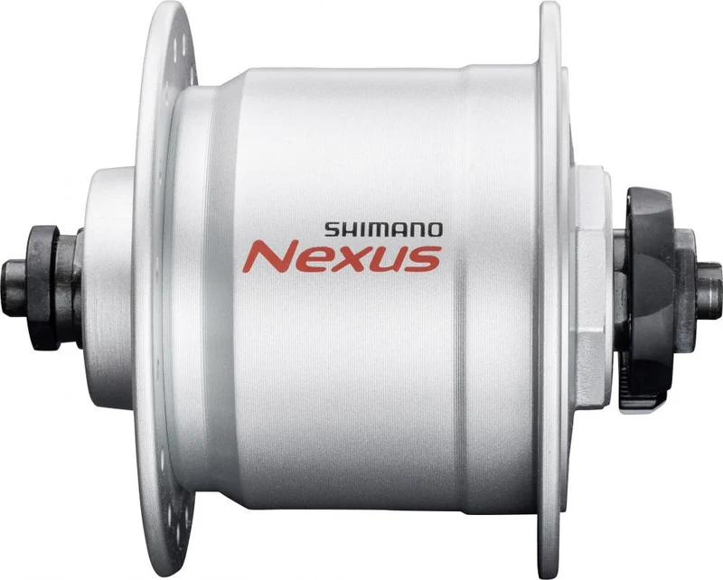 SHIMANO Nabendynamo NEXUS DH-C3000-3N - 3000-3, Silber 32 Loch
