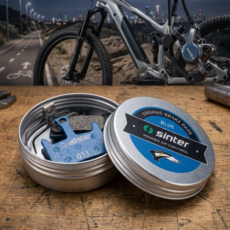 Scheibenbremsbelag Sinter 011 Hayes organisch, E-Bike, blau, Set, in Dose