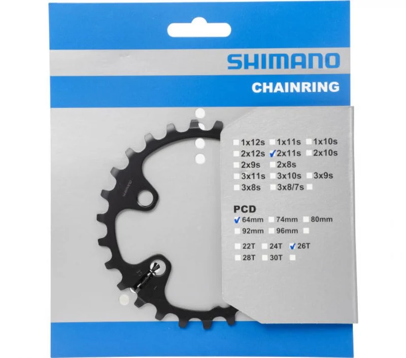 Shimano Deore Kettenblatt 26 Zähne FC-M5100-2/B2 - 2x11-fach