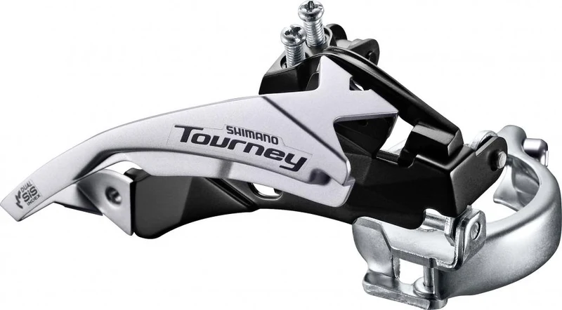 SHIMANO Umwerfer TOURNEY FD-TY500 3-fach MTB/Trekking - zuverlässige Schaltperformance für Einsteiger