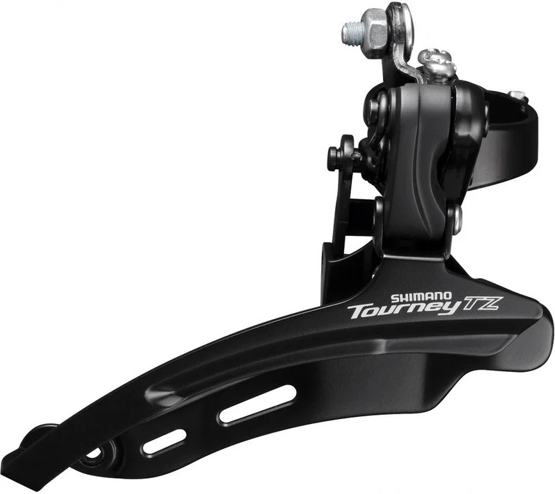 SHIMANO Umwerfer TOURNEY TZ FD-TZ500 3-fach MTB/Trekking - zuverlässige Schaltperformance für Einsteiger