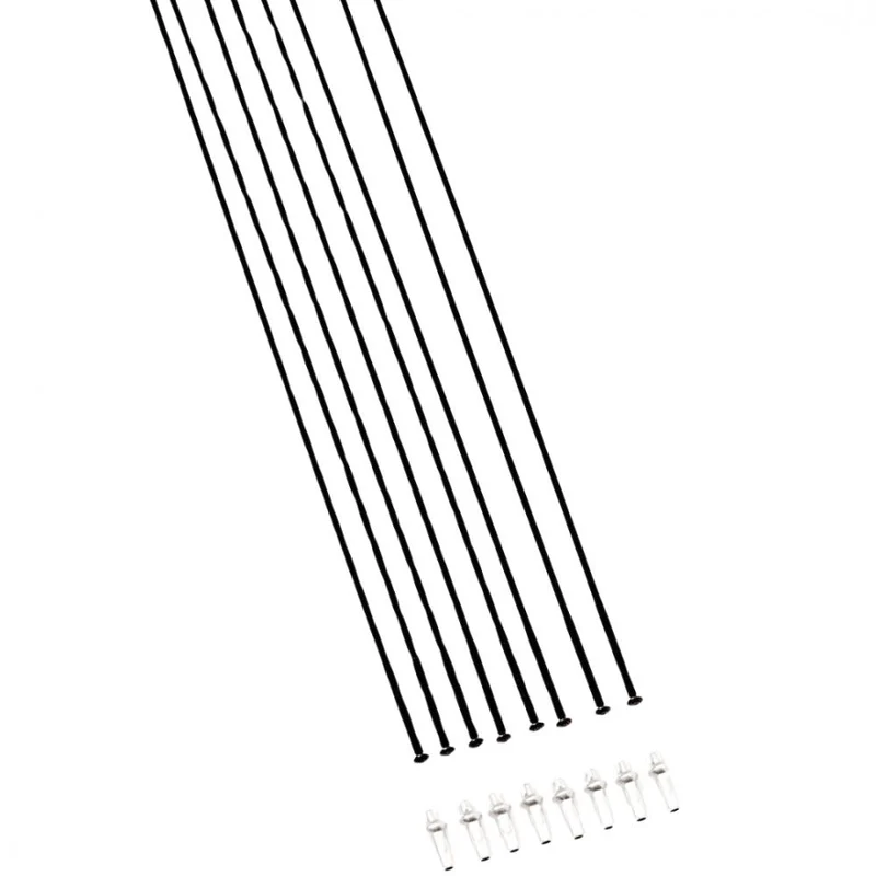 DT Swiss Speichenkit für CRC 1100 SPLINE 38 mm Tubular Disc schwarz - präziser Laufradersatz