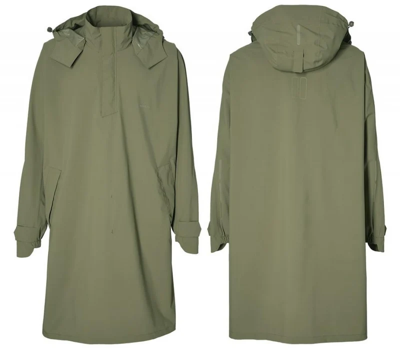 Basil Fahrrad Regenponcho Mosse olive green M L unisex