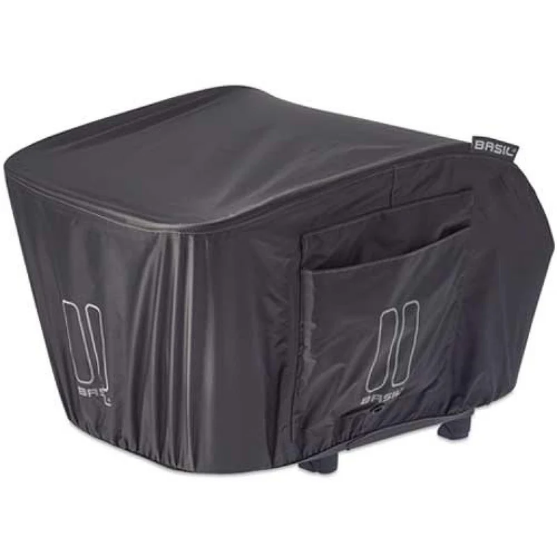 Basil Keep Dry Regenhaube für Icon Bold Fahrradkorb - Wasserdicht Grau