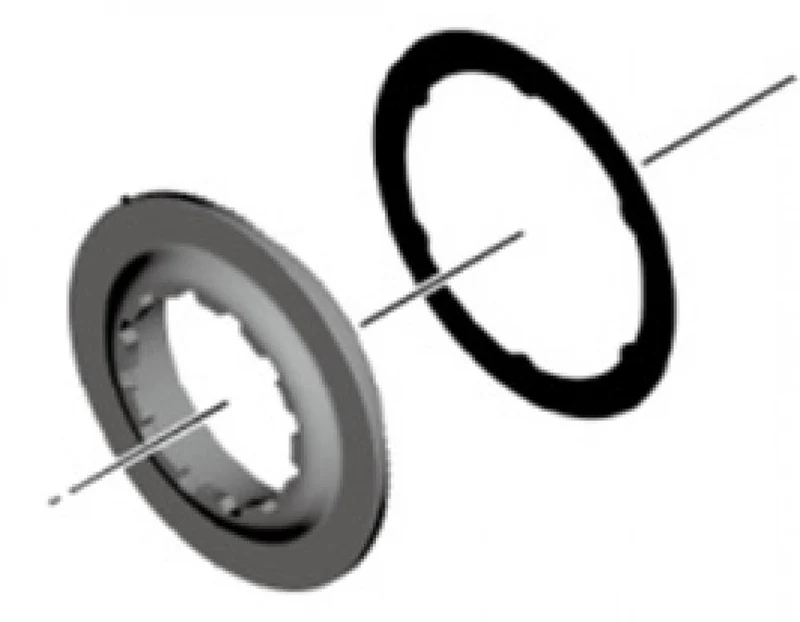 SHIMANO VERSCHLUSSRING M. U-SCHEIBE F. - Größe M, ca. 19 g, Radsport-Zubehör