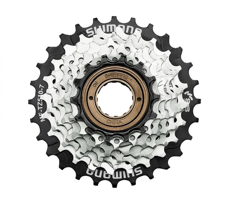 SHIMANO Schraubkranz TZ510 7-fach 14-28 Zähne - zuverlässige Schaltperformance für Freizeitbiker