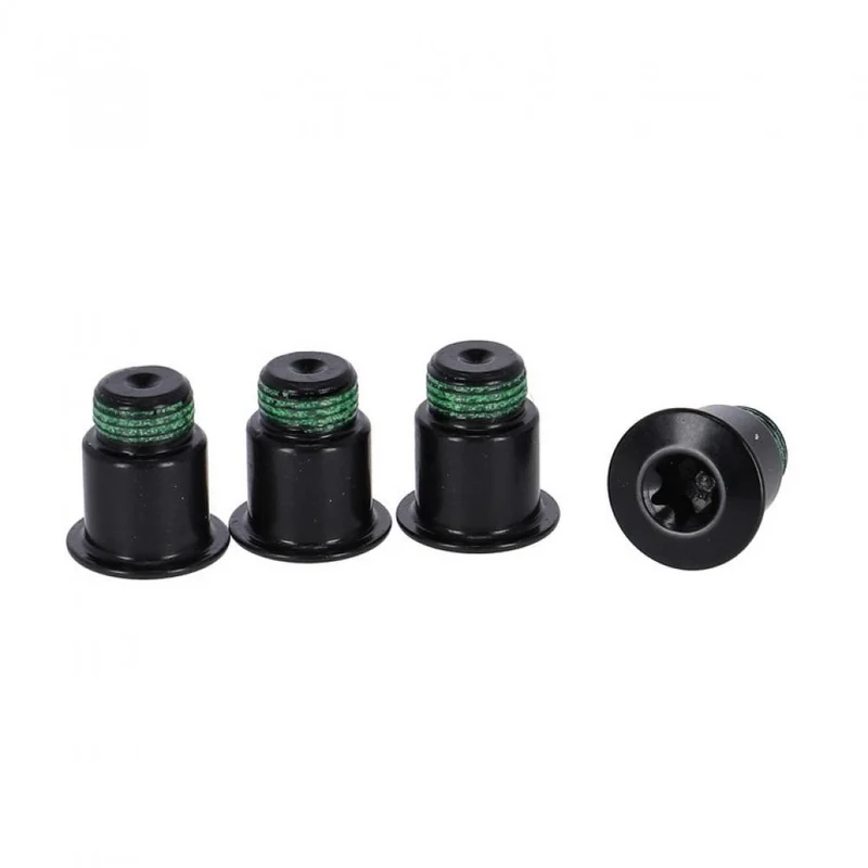 SRAM CRANK CHAINRING BOLT KIT 4-ARM FORCE D1 Aluminium schwarz 2-fach 94/107 - sichere Kettenblattbefestigung