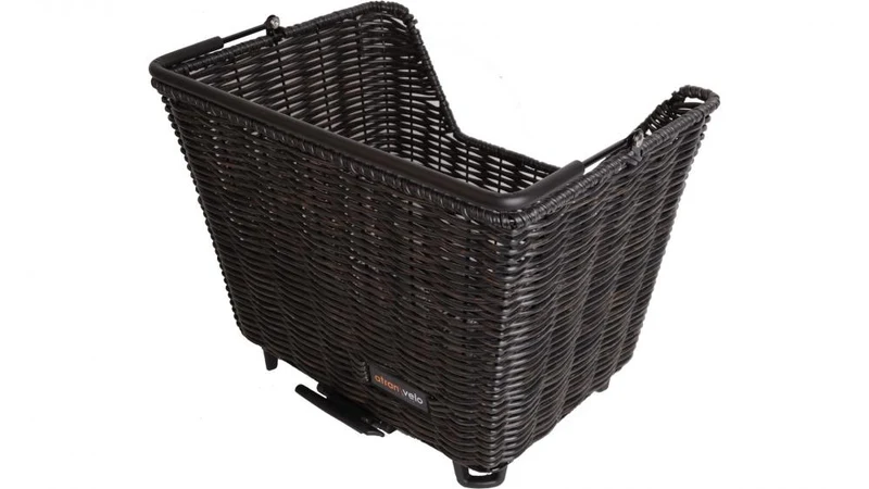 AtranVelo Fahrradkorb Picnic AVS schwarz 25x40x31 cm